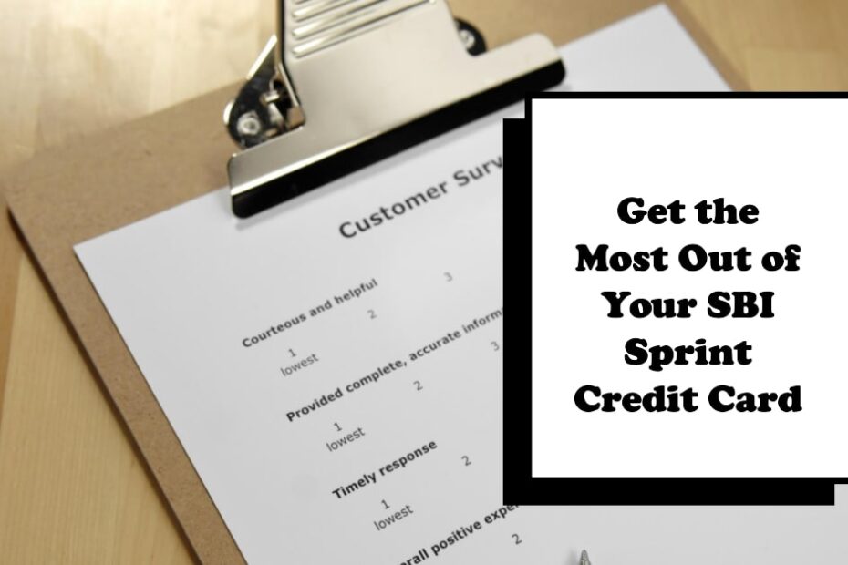 SBI Sprint Credit Card Charges