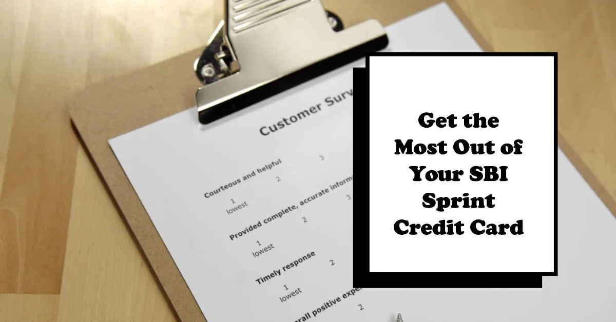 SBI Sprint Credit Card Charges