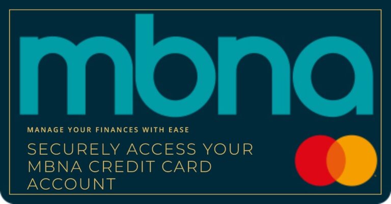MBNA Credit Card Login: How to Log in and Manage Your MBNA Credit Card Online