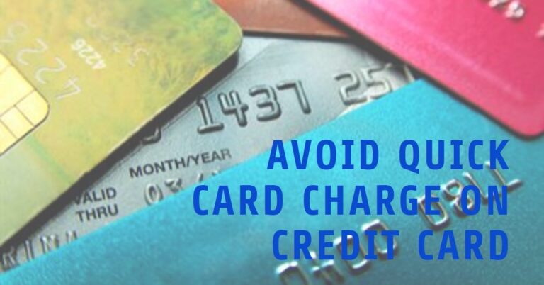 Quick Card Charge on Credit Card: What It Is and How to Avoid It