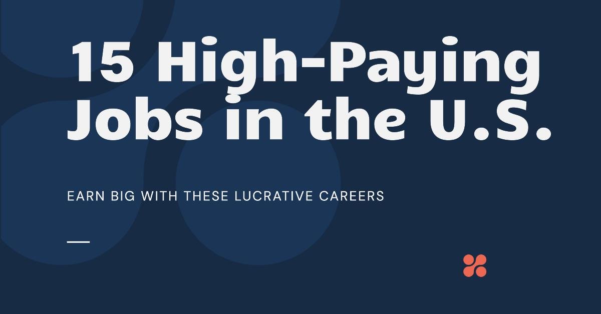 Want to Earn Big? Here Are the 15 Jobs in the U.S. That Pay Over $300,000!