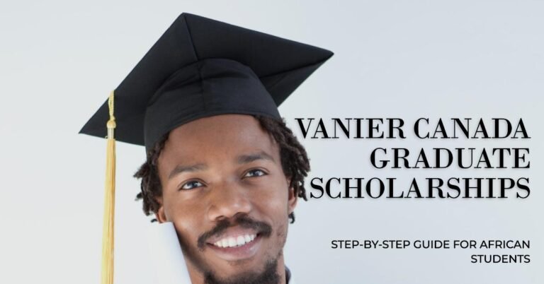 Vanier Canada Graduate Scholarships